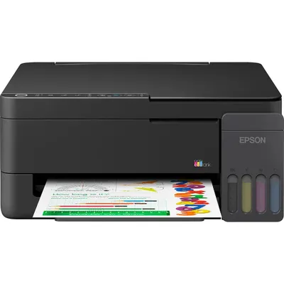 Produktbild von Epson EcoTank L3350, Tintenstrahl, Farbdruck, 5760 x 1440 DPI, A4, Direktdruck, Schwarz