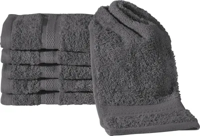 Produktbild von REDBEST Gästetuch Chicago" 6er-Pack anthrazit 30x50 cm"
