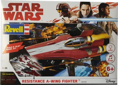 Zdjęcie produktu dla Revell RV06759 Zestaw do budowania i zabawy Disney Star Wars Myśliwiec A-Wing Ruchu Oporu 1:44