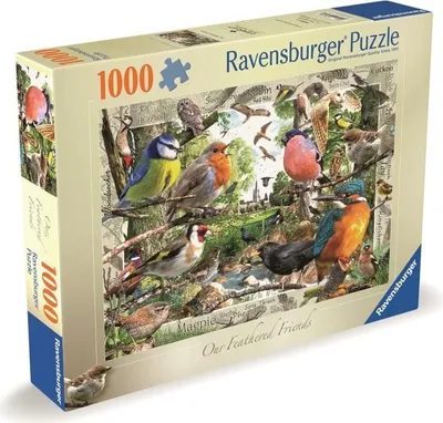 Obrázok produktu pre Ravensburger - Puzzle 1000 Our Feathered Friends