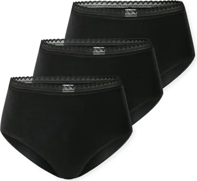 Produktbild von Schiesser Damen 3 er Pack Midi Gr. 36 weiss