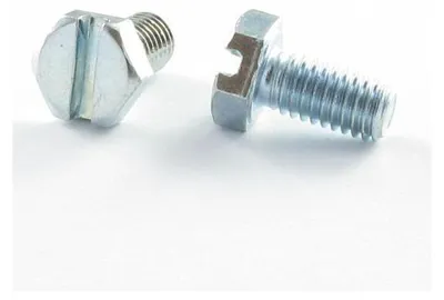 Produktbild von Metallschrauben Sechskantkopf M5x10 Gespalten Verzinkt