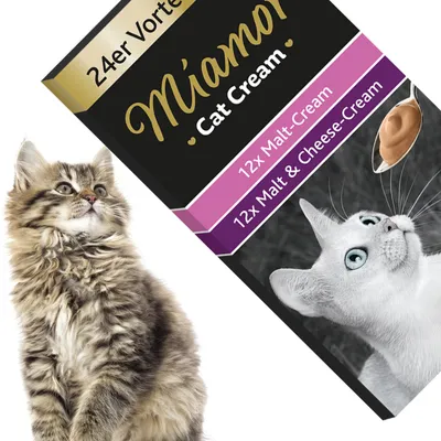 Zdjęcie produktu dla Miamor Pasta Odkłaczająca z Kremem Słodowym dla kota 24 x 15 g