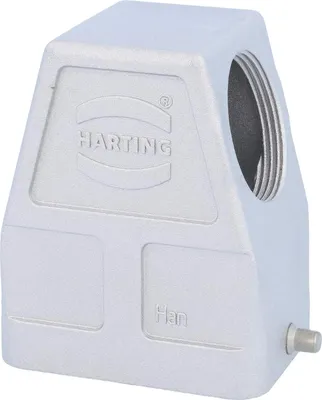 Produktbild von HARTING Han 6B EMV / High Temp Tüllengehäuse hoch, 1xM32 seitlicher Kabelabgang, für 1 Bügel (am Unterteil)