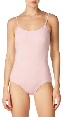 Produktbild von Capezio Damen-Einteiler, Turnanzug mit verstellbaren Trägern, Rosa, Größe L