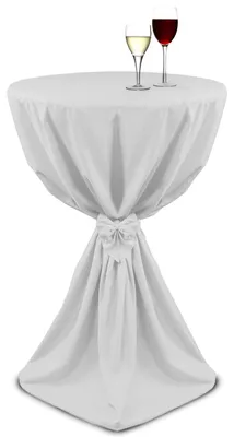 Immagine prodotto di Beautissu Copritavolo alto 80 cm x 145 cm Giulia, bianco