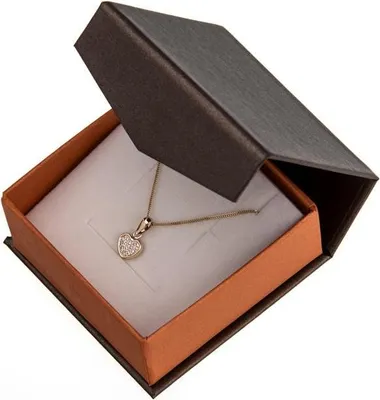 Produktbild von SILBERKETTEN STORE Panzerkette 1,2mm mit Anhänger Herz klein mit Zirkonia - 333 Gold - 50cm