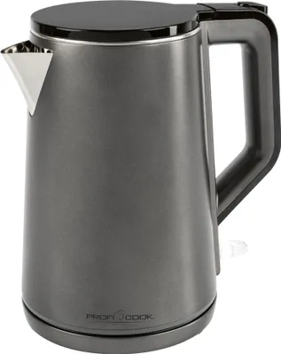 A studio shot of a kettle on a white background.