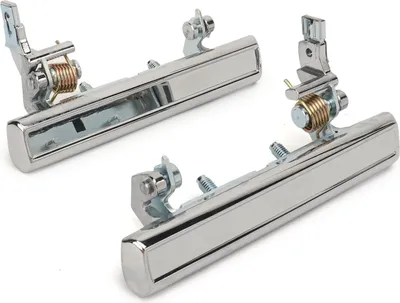 Produktbild von 2-teiliges Außentürgriff-Set 28852828, verchromte äußere Außengriffe für Caprice 1971 bis 1976