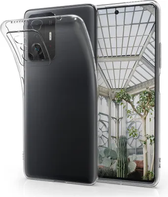 Produktbild von kwmobile Hülle kompatibel mit Xiaomi 11T / 11T Pro - Silikon Handyhülle transparent - Handy Case in Transparent