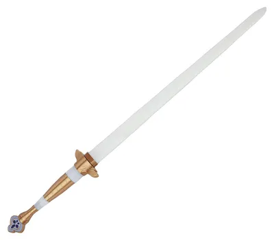 Zdjęcie produktu dla Miecz do kostiumów cosplay, drukowany w 3D, miecz anime z wysuwaną funkcją, zabawka-rekwizyt z runami, idealny dla kolekcjonerów filmów, fana, prezent. Świeci w ciemności, kolor niebieski