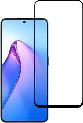 Produktbild von Smartphonica Displayschutzfolie geeignet für Oppo Reno 8 Pro - Full Cover Tempered Glass - Gehärtetes Glas geeignet für Oppo Reno 8 Pro