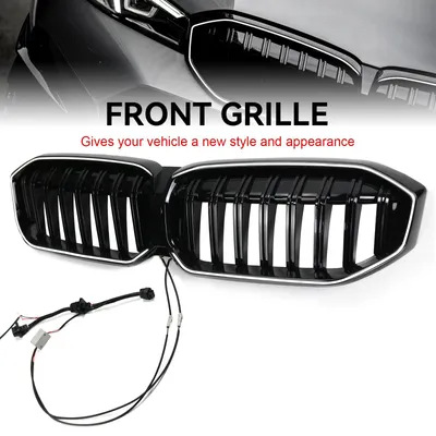 Image de Grille avant - Grille de radiateur - BMW Série 3 G20 G28 - 2023–2024 - Noir brillant