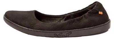 Produktbild von El Naturalista Ballerinas Damen N5300 NOBUCK LAVADO BLACK-BLACK/ CORAL Farbe Schwarz