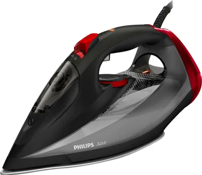 Produktbild von Žehlička Philips Azur s keramickou deskou, konstantní pára 50 g/min, 2600 W, černá (GC4567/80)