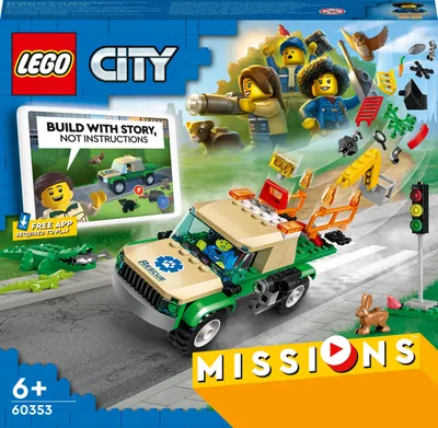 Obrázok produktu pre Stavebnica LEGO City 60353 Záchranná misia v divo?ine (246 dielikov)