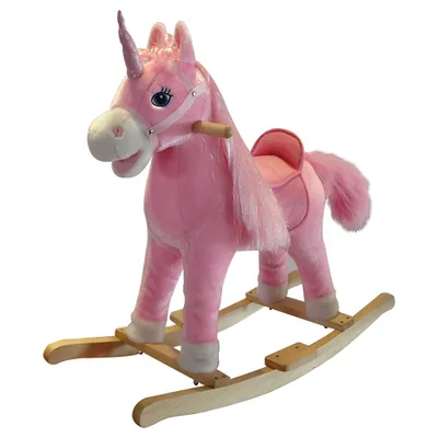 Immagine prodotto di Unicorno a dondolo con melodia PlayTo rosa CZ+SK