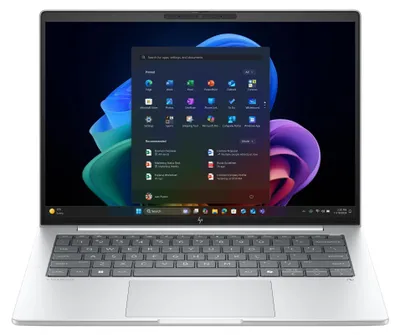 Produktbild von HP EliteBook 8 G1i Notebook Next Gen AI - 174-Grad-Scharnierdesign - Intel Core Ultra 5 226V - Win 11 Pro - Arc Graphics 130V - 16 GB RAM - 512 GB SSD NVMe - 35.6 cm (14") IPS 1920 x 1200 - Wi-Fi 7, Bluetooth - Glacier Silver - kbd: Deutsch - mit HP 3 Jahr