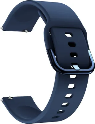 Produktbild von Bstrap Silicone Armband für Samsung Galaxy Watch Active 2 40/44mm, dark blue