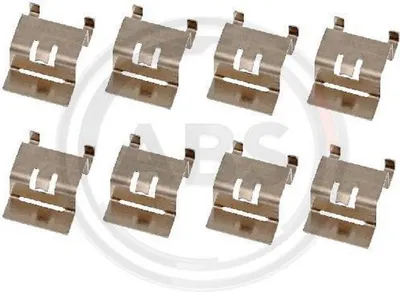 Produktbild von 8x A.B.S. 2002Q Zubehörsatz Scheibenbremsbelag Hinten passend für PEUGEOT 308 SW II 5008 II 308 II für CITROËN C4 Grand Picasso II