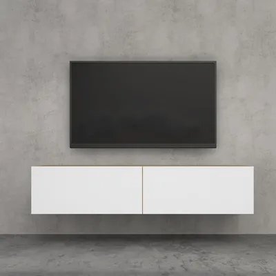 Produktbild von doporro TV Lowboard hängend Fernsehschrank Wohnzimmer | TV-Schrank hängend Fernsehtisch Hängeschrank 140cm Fernsehschrank02
