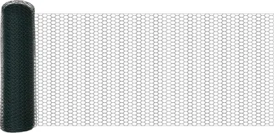 Produktbild von "WINTER SALE"Hexagonzaun - elegantes Design - Sichtschutz/Windschutz fur Garten - Grün 0,5x10 m PVC Promotion255181 - Metallzäune