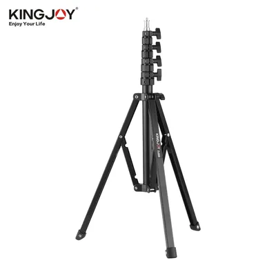 Obrázek produktu pro KINGJOY FL2009 Nastavitelný kovový stativový světelný stojan 10 kg nosnost 1/4 palcového šroubu max. výška 182 cm pro fotografické studio Reflektor Softbox LED video deštník