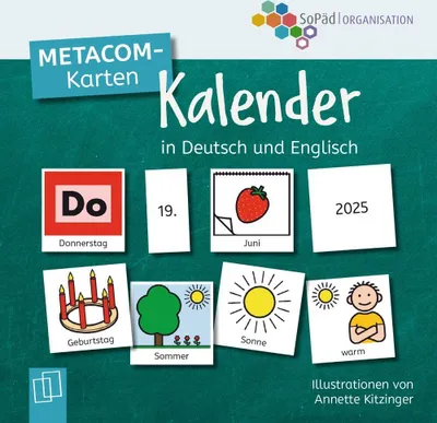 Produktbild von METACOM-Karten: Kalender in Deutsch und Englisch