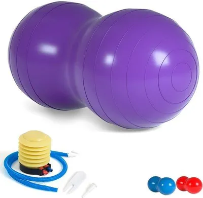 Produktbild von Famanu Fitness- und Gymnastikball für Yoga, Pilates und Therapie - 90 x 45 cm