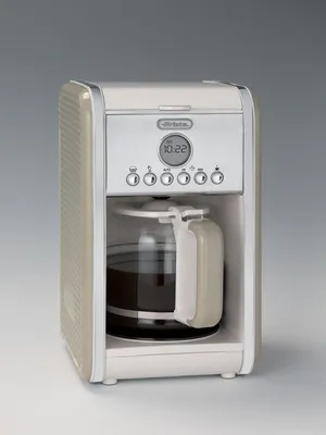 A studio shot of a coffee maker against a plain background.