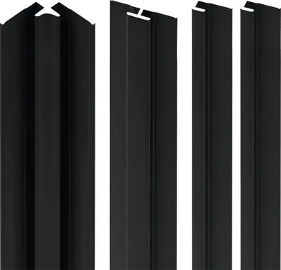 Produktbild von Decodesign Profilset D1901125 68 2550 mm schwarz