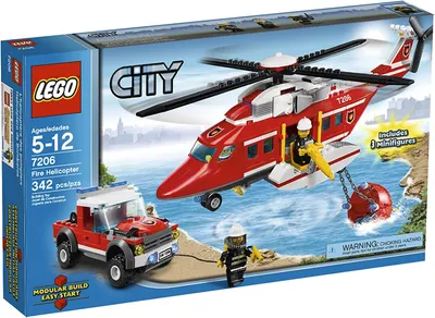 Produktbild von LEGO CITY Feuerwehr Helicopter (7206)
