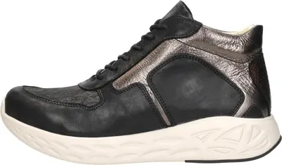 Image de Wolky Pep Veterschoenen Hoog - Zwart - Maat 37