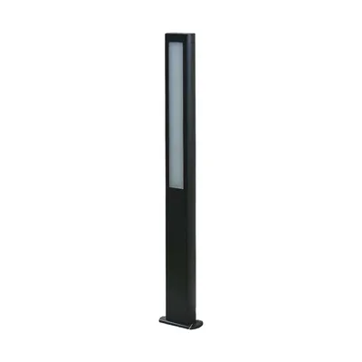 Produktbild von Lucande LED-Wegeleuchte Mhairi, eckig, anthrazit, 100 cm