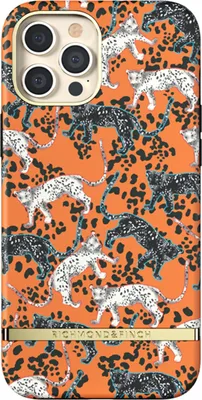 Produktbild von Richmond & Finch, iPhone 12 Pro Max Cover Leopardenmuster Anti-Kratz-Beschichtung, Orange