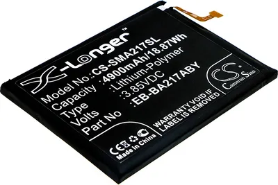Obrázok produktu pre TECHTEK Batéria kompatibilná s [Samsung] Galaxy A21s 2020, SM-A125F, SM-A125U, SM-A217, SM-A217F, SM-A217F/DS, SM-A217F/DSN nahrádza EB-BA217ABY,
