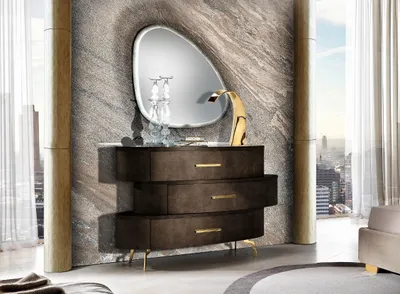 Productafbeelding van Designer Holz Kommode Side Board Kommoden sekretär Konsolen Schmink Tische Tisch