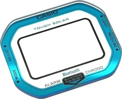 Produktbild von Casio G-Shock Mineral Uhrenglas mit Aufdruck blau GW-B5600-2