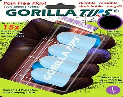 Produktbild von Gorilla Tips - Silikon Fingerschutz, Größe: L (mehr als 57 mm)
