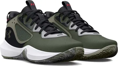 Image de Chaussures de basket Under Armour UA Lockdown 6 unisexe 3025616-300 vert, pointure : 47 EU