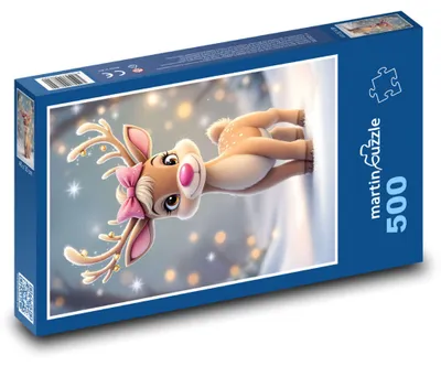 Obrázok produktu pre martinpuzzle – Puzzle 500 – Malý sobík s mašlou
