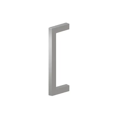 Produktbild von Griff eckig, selbstklebend, Metall, 2 Stk., 41x113,5 mm, silber