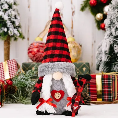 Produktbild von Weihnachtsdeko Weihnachtswichtel Deko Figuren Weihnachten Deko Für Weihnachtsbaum Dekoration Party Weihnachtsdekoration