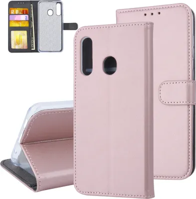 Produktbild von Samsung Galaxy M40 Card holder Rose Gold Book type case for Galaxy M40 Magnetic closure