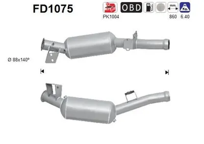 Obrázek produktu pro Dpf Db W164/X164 3,0Cdi Filtr Pevných Částic