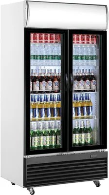 Produktbild von Saro GTK 800, Merchandiser Kühlschrank, Freistehend, Mehrfarbig, Kunststoff, Stahl, Nebeneinander, 800 l