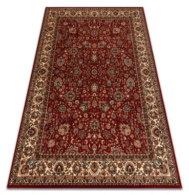 Image de Tapis en laine KASHQAI 4362 302 ornement bordeaux / beige rouge 135x200 cm