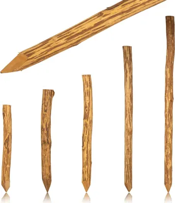 Produktbild von Zaunpfosten Staketenzaun 150 cm · Viele Größen · imprägnierter Zaunpfahl für Ihren Gartenzaun / Bauernzaun / Kastanienzaun