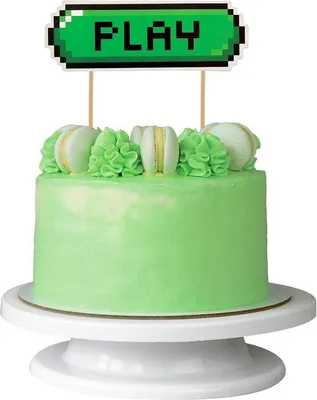 Produktbild von Kuchendekoration "Game On" Gaming Party "Play"