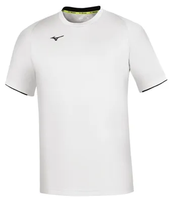 Produktbild von MIZUNO Kurzarm-T-Shirt „Core“ / Weiß / Marineblau / XXL